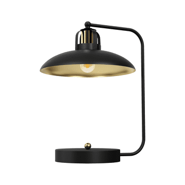 Felix stolna lampa crno/zlatna 1xE27