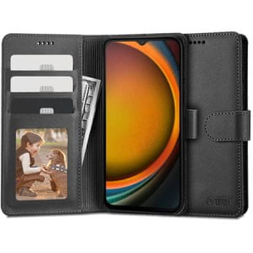 Tech-protect Wallet preklopna maska za Samsung Galaxy Xcover 7, crno