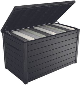 KETER ONTARIO Skladišna Kutija 850L - Grafit, Otporna Na Ljeto