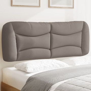 Vidaxl Jastuk za uzglavlje, taupe, 140 cm, tkanina