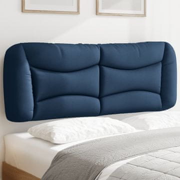 Vidaxl Jastuk za uzglavlje, plavi, 140 cm, tkanina