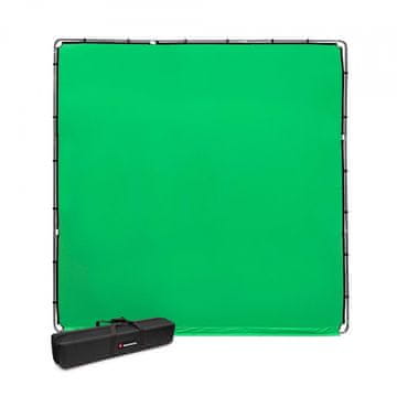 Manfrotto StudioLink Chroma Key Green Screen (kroma zelena pozadina) set 3 x 3 m s aluminijskim okvirom u torbici (LR83350)