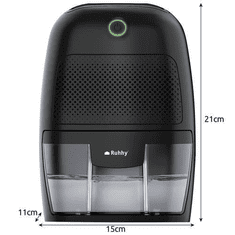 KEDO Odvlaživač zraka , 22W, 0,6L, crni