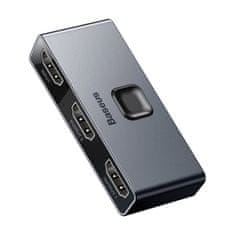 BASEUS HDMI preklopnik dvosmjerni 2x1 4K 30Hz CAHUB-BC0G