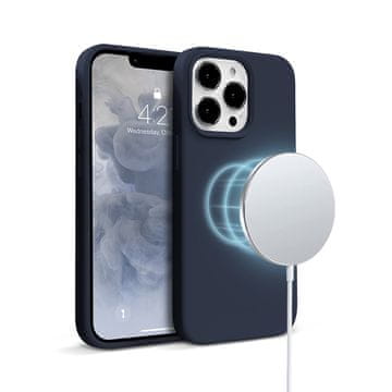 Crong Color Cover Magnetic - iPhone 13 Pro Max MagSafe maska (mornarsko plava)
