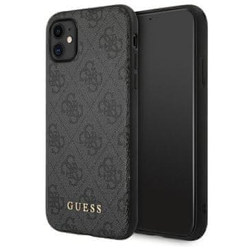 INNA Guess Tvrda Futrola Za Iphone 11 6.1 Xr 4G Metalna Zlatna Futrola S Logom Siva