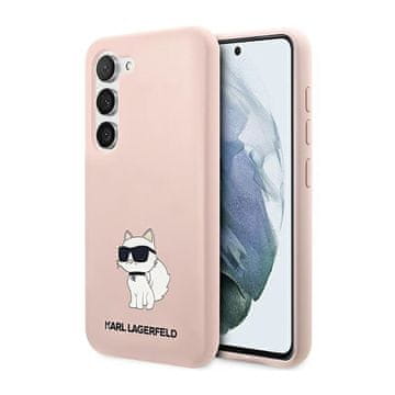 Karl Lagerfeld silikonska NFT Choupette maskica - Samsung Galaxy S23+ (roza)