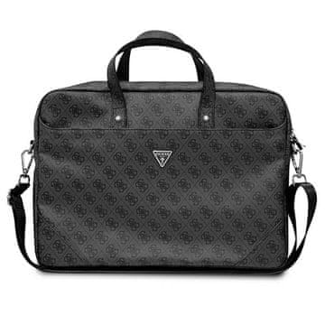 Guess Guess Saffiano 4G torba za 16'' prijenosno računalo - crna