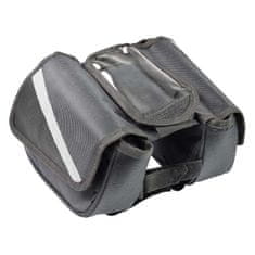 Dunlop - Torba za okvir bicikla / Košara (Crna)