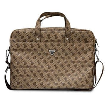 Guess Guess Saffiano 4G torba za 16'' prijenosno računalo - smeđa