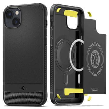 Spigen Rugged Armor Mag MagSafe - Futrola za iPhone 14 (Crna)