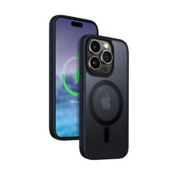 Crong Hybrid Frost MAG Cover - MagSafe maska za iPhone 15 Pro (mornarsko plava)