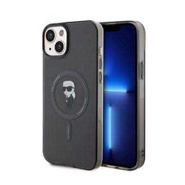 Karl Lagerfeld IML Ikonik MagSafe - maskica za iPhone 15 Plus (crna)