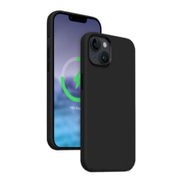 Crong Color Cover LUX Magnetic - MagSafe maskica za iPhone 15 Plus (crna)