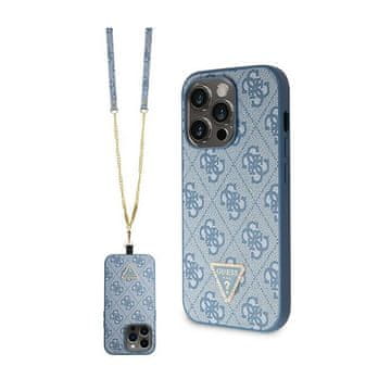 Guess Crossbody 4G metalni logo - maskica za iPhone 14 Pro Max (plava)