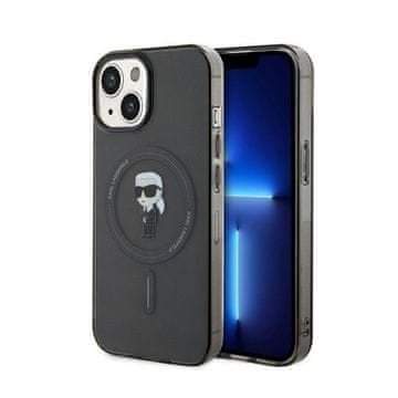 Karl Lagerfeld IML Ikonik MagSafe - maskica za iPhone 15 (crna)