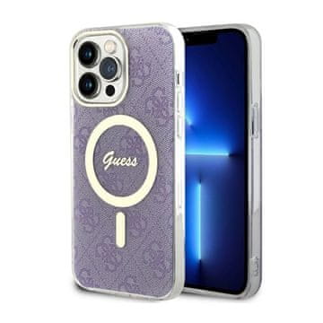 Guess 4G MagSafe - maskica za iPhone 14 Pro Max (ljubičasta)