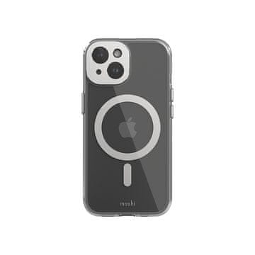 Moshi iGlaze MagSafe - maskica za iPhone 15 (srebrna)