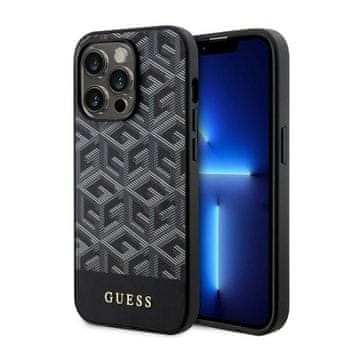 Guess GCube Stripes MagSafe - maskica za iPhone 14 Pro (crna)