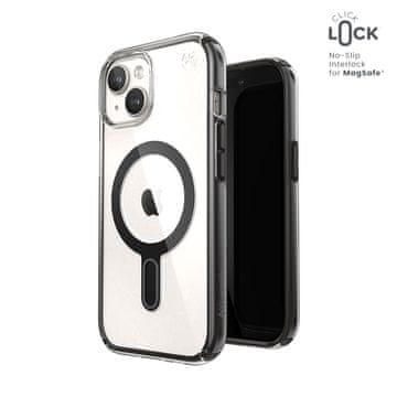 Speck Presidio Perfect-Clear ClickLock & Magsafe - maskica za iPhone 15 / iPhone 14 / iPhone 13 (prozirna / matirana crna / škriljevo siva)