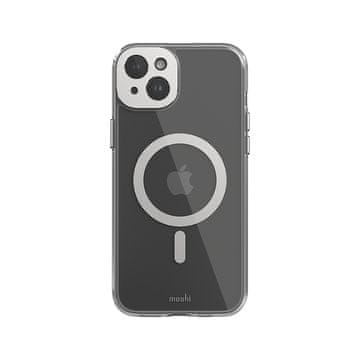 Moshi iGlaze MagSafe - maskica za iPhone 15 Plus (srebrna)