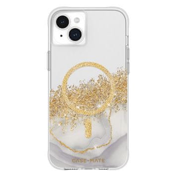 case-mate Karat MagSafe - maskica za iPhone 15 Plus ukrašena zlatom (mramor)