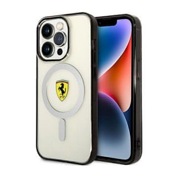 Ferrari Outline Magsafe - maskica za iPhone 14 Pro (prozirna)