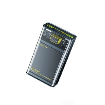 Wekome WP-321 Vanguard serija - Power bank 20000mAh Super Charging PD 20W + QC 22.5W (Crna / Prozirna)