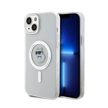 Karl Lagerfeld IML Choupette MagSafe - maskica za iPhone 15 Plus (prozirna)