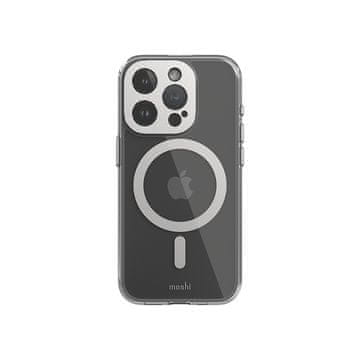 Moshi iGlaze MagSafe - maskica za iPhone 15 Pro (srebrna)