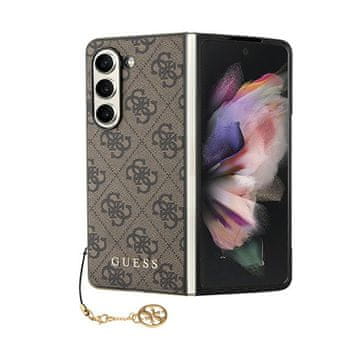 Guess 4G kolekcija privjesaka - maskica za Samsung Galaxy Z Fold 5 (smeđa)