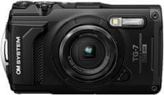 Olympus OM SYSTEM Tough TG-7 fotoaparat, crni