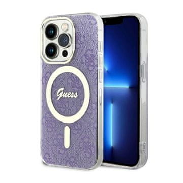 Guess 4G MagSafe - maskica za iPhone 14 Pro (ljubičasta)