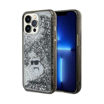 Karl Lagerfeld Liquid Glitter Choupette - maskica za iPhone 13 Pro Max (prozirna)