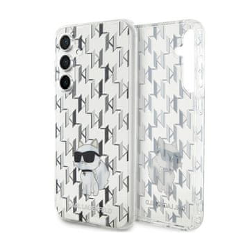 Karl Lagerfeld Monogram Choupette - maskica za Samsung Galaxy S23 FE (prozirna)