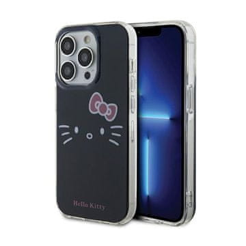 HELLO KITTY IML Mačje lice - maskica za iPhone 15 Pro Max (crna)