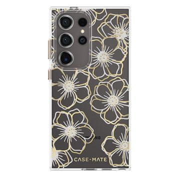 case-mate Floral Gems - maskica za Samsung Galaxy S24 Ultra (zlatna)