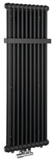 SAPHO FEDE Čelični Radijator Tvar I, Mat Crna 1500x490mm, 10 Segmenata, Centralno Grijanje