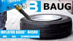 Black+Decker Punjač za pomoćne gume s manometrom 40L zračni top