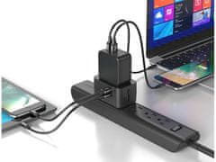 Verkgroup Putni adapter utikač EU sve u jednom cijelom svijetu 2x USB punjač 2.1A crni