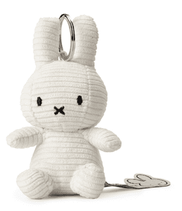  Bon Ton Toys Miffy Corduroy Teddy zeko, privjesak za ključeve, bijela 