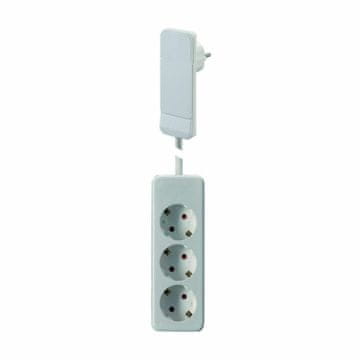 Bachmann produžni kabel s ravnim utikačem 3x220V 1,5m RAVNI UTIKAČ bijeli 933.007