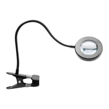ACTIVESHOP LED stolna lampa s povećalom i prstenom od zmije, crna
