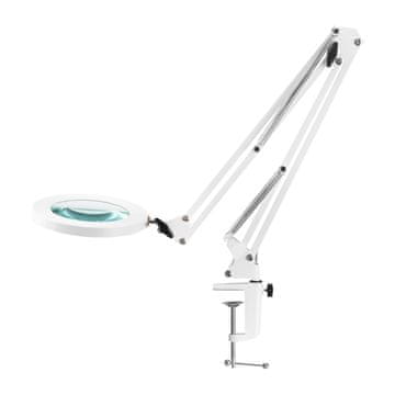 EverGlow 308 LED stolna svjetiljka s povećalom bijela USB