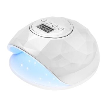 ACTIVESHOP Sjajna UV LED lampa od 86 W, bijela/srebrna biserna