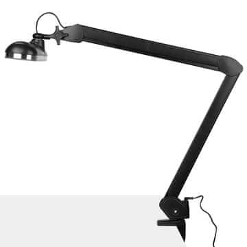 Elegante 801-l LED radionička svjetiljka s podesivim intenzitetom svjetla, crna