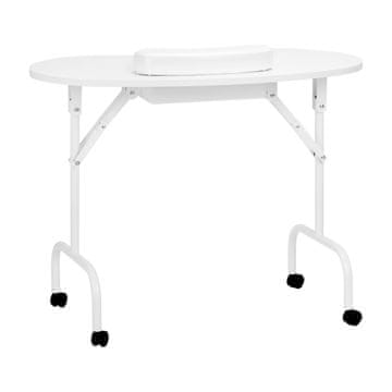 ACTIVESHOP Sklopivi stol 4031 bijeli + torba