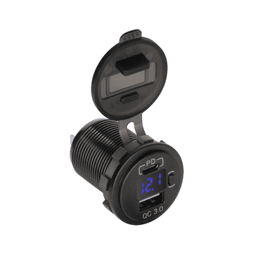 Peiying Automatska utičnica ugrađena -UsB+USB tip C, QC, PD 48W