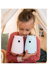 Rabbit&Friends meko svjetlo, medvjed, plavo, USB-C punjenje (804)