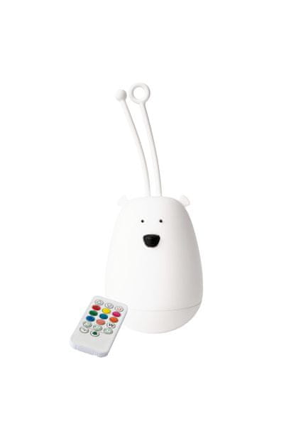  Rabbit & Friends meka svjetiljka, s ručkom, medvjed, bijela